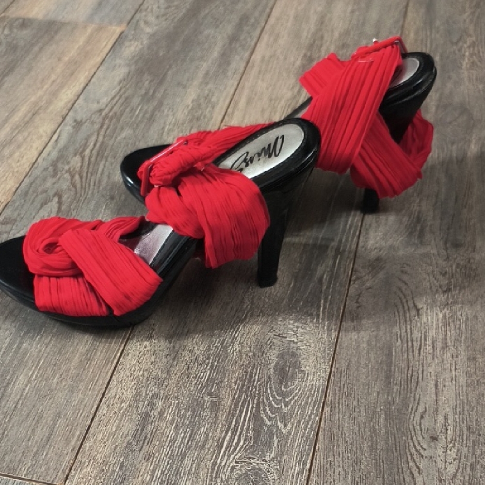 Miss Sixty Red Strappy Heels